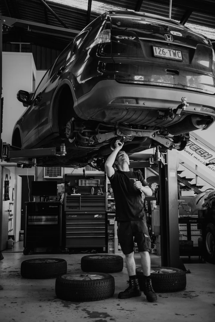 Underbody inspection underway at Aztech Automotive