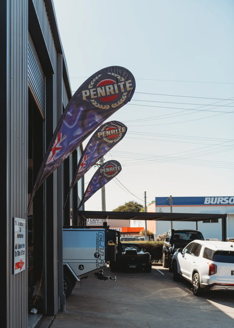 Entrance to the Aztech Automotive workshop in Brendale