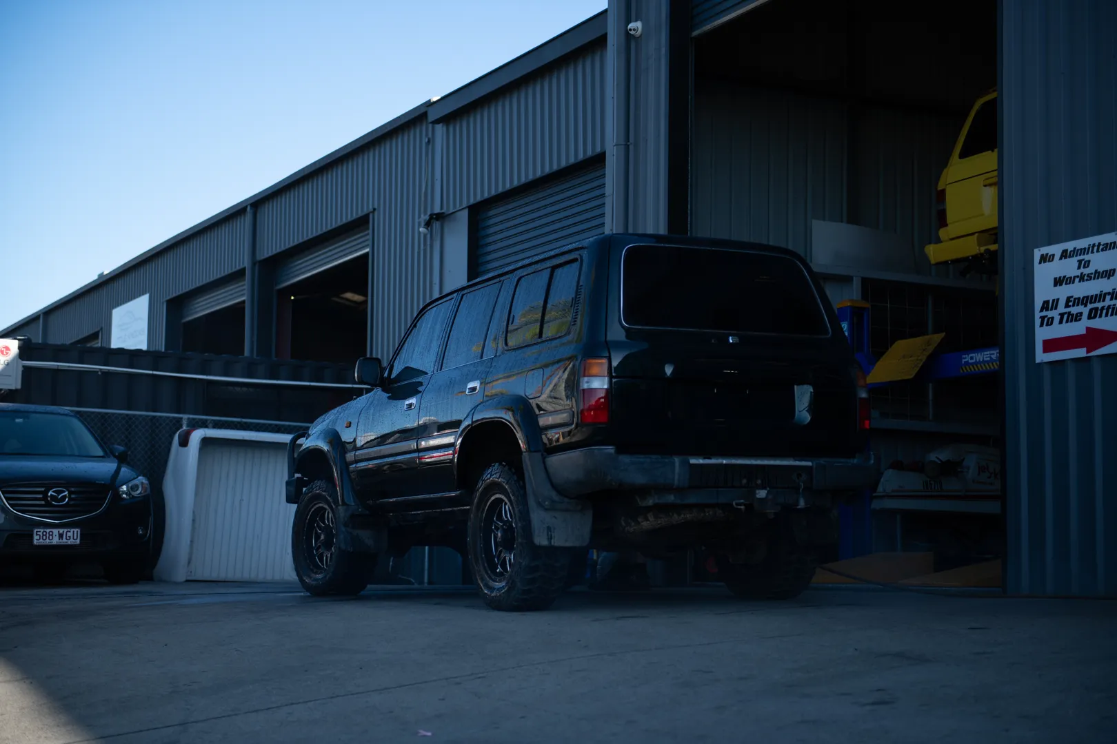Four wheel drive outside the Aztech Automotive workshop